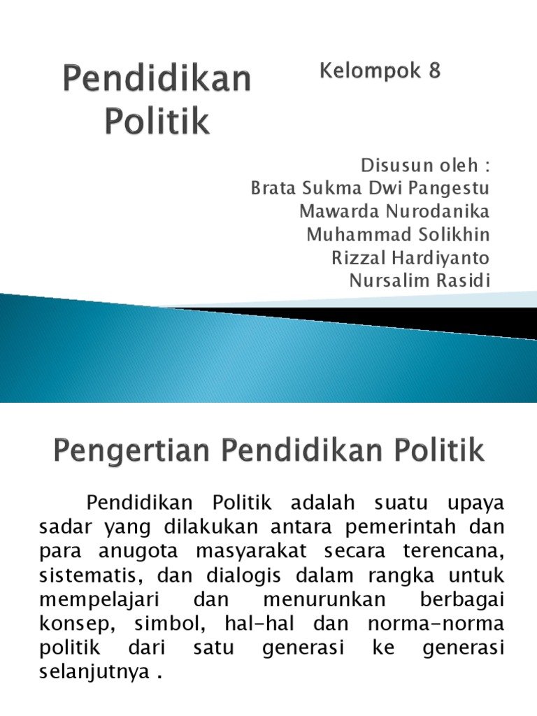 Pendidikan Politik PDF